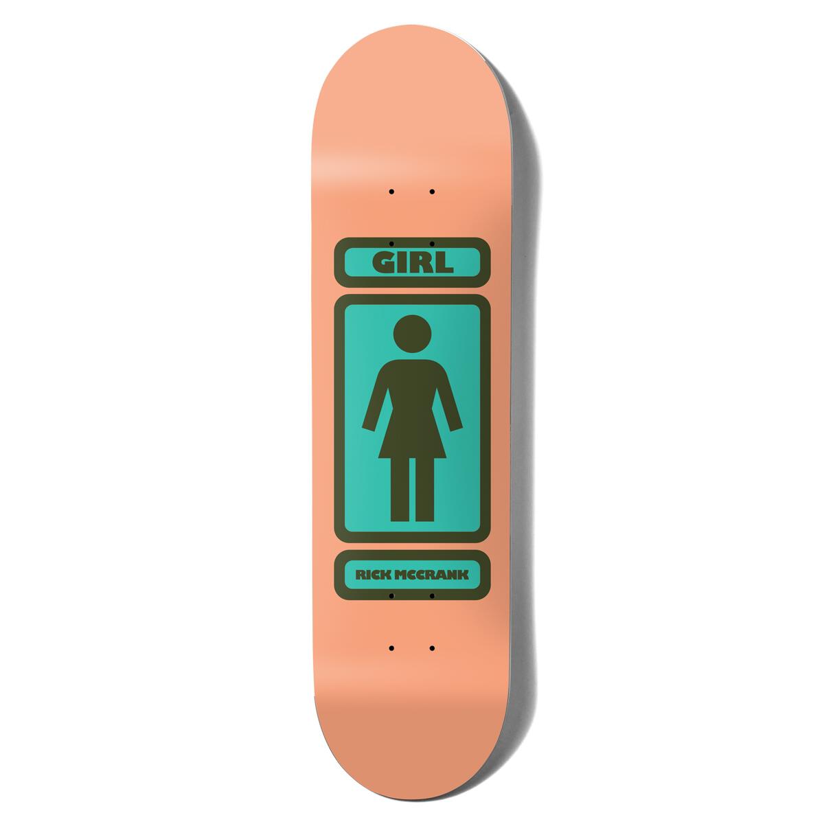 Girl McCrank 93 Til Pop Secret 8.5" x 31.75" Peach Skateboard Deck