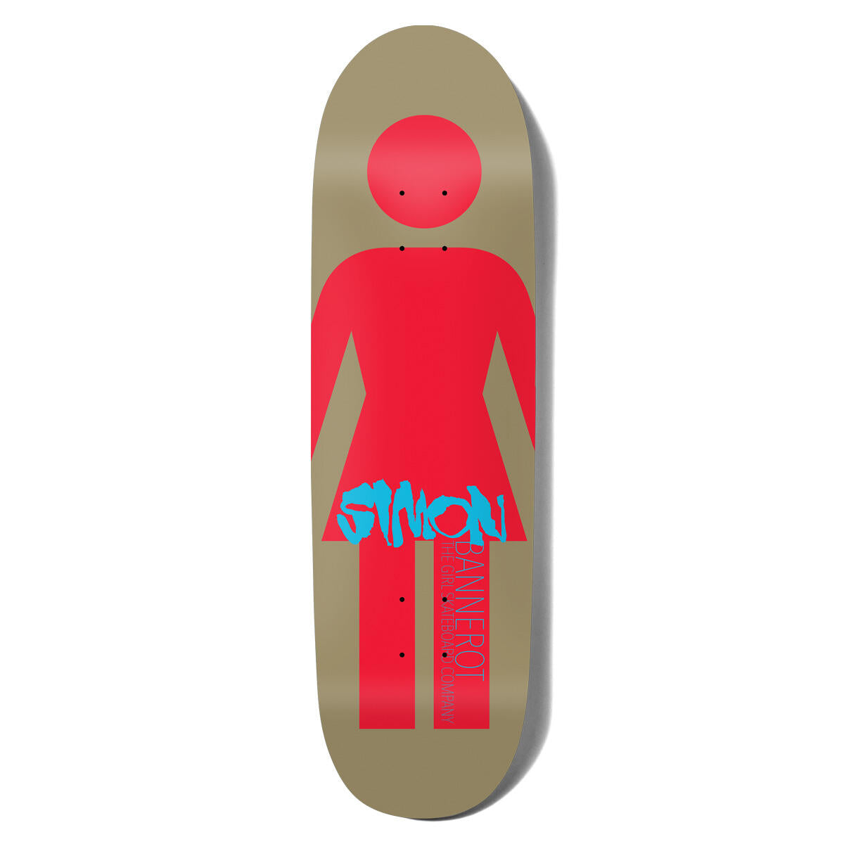 Girl Bannerot Giant OG Loveseat Plus 9" x 32.375" Gold Skateboard Deck