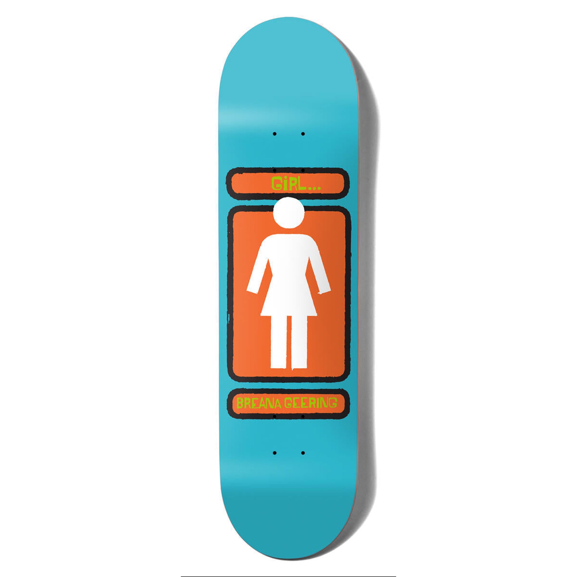 Girl Geering Hand Shakers 8.5" x 32" Blue Skateboard Deck