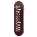 Chocolate Capps Bar Logo 8.5" x 32" Brown Skateboard Deck