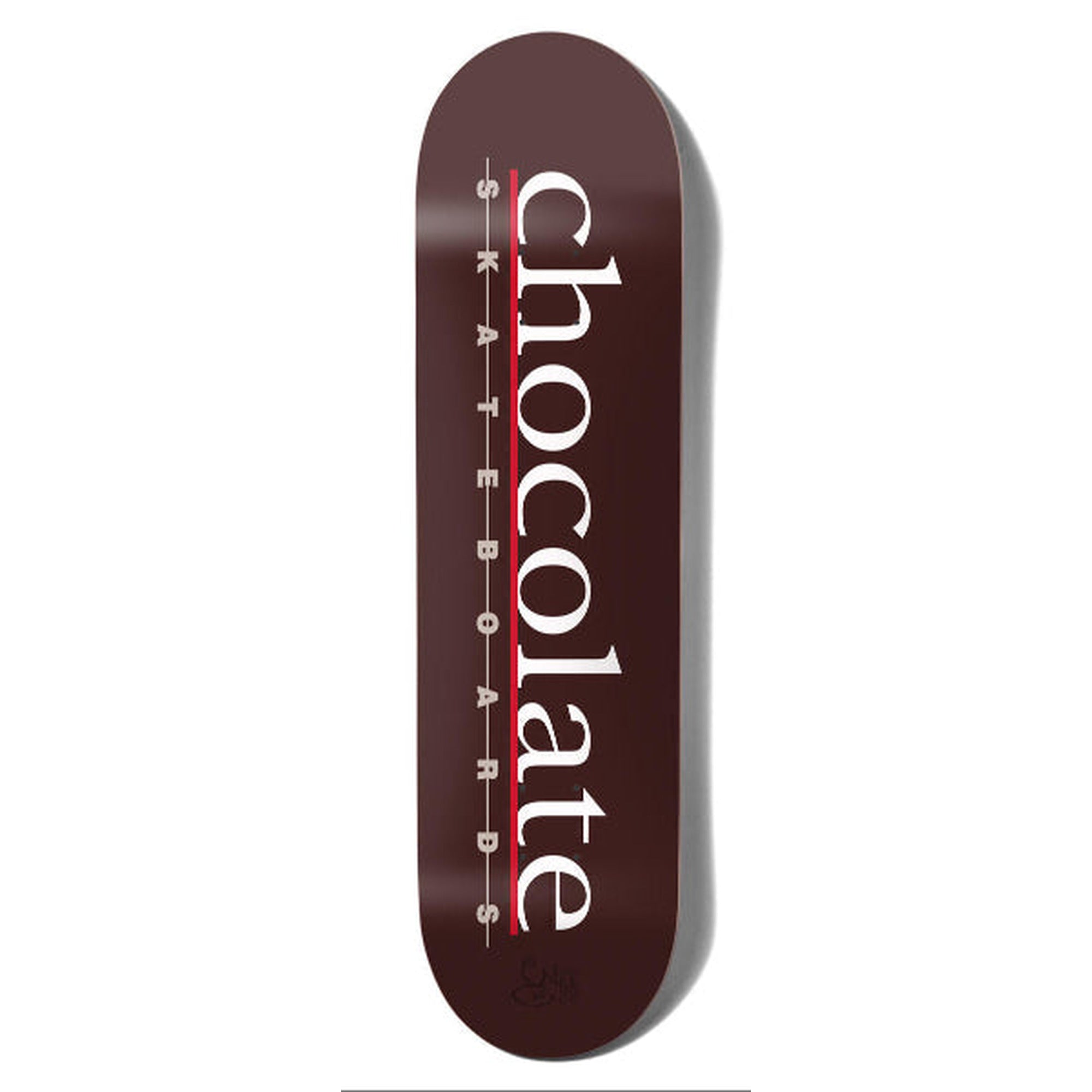 Chocolate Capps Bar Logo 8.5" x 32" Brown Skateboard Deck