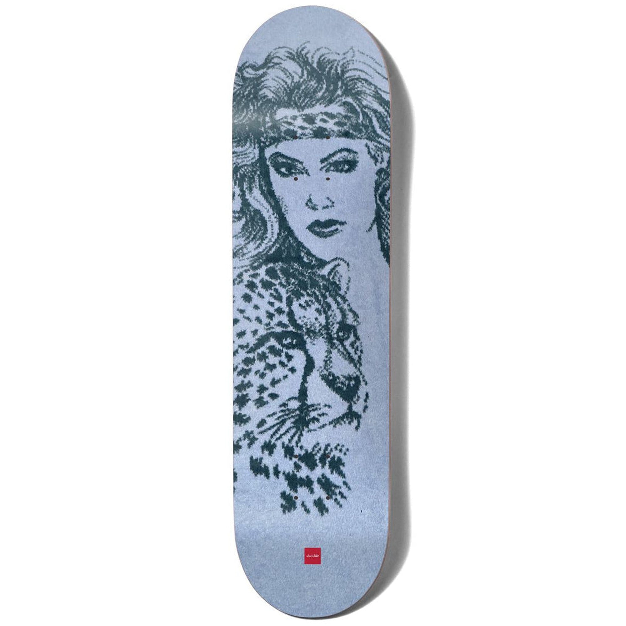 Chocolate Trahan San Choco 8.25" x 31.875" Blue Skateboard Deck