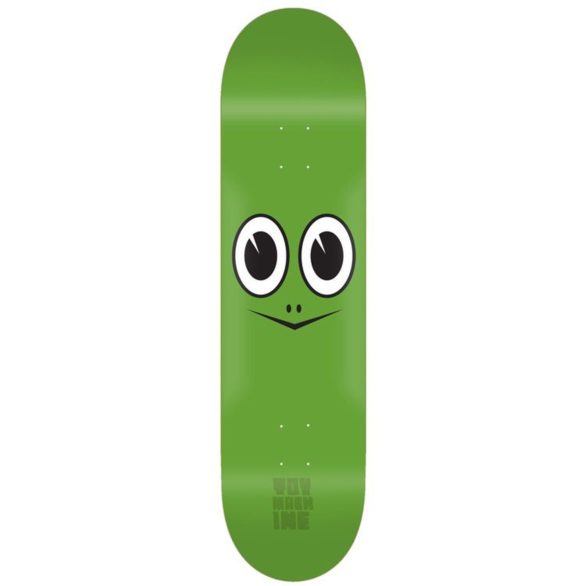 Toy Machine Turtle Face 7.75” x 31.37" Green Skateboard Deck