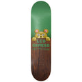 Toy Machine Skateboard Romero Fence 8.13” x 31.75" Green Skateboard Deck