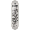 Toy Machine Willard City 8.38” x 31.75" White Skateboard Deck