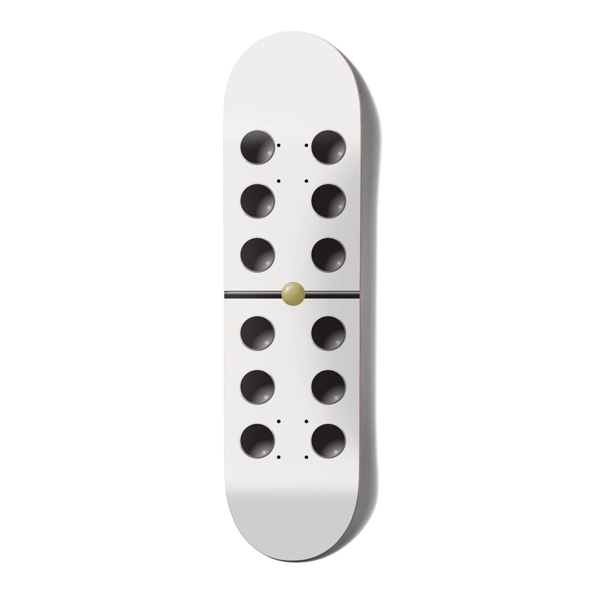 Girl Gass Goodlife Twin Tail 8" X 31.88" White Skateboard Deck
