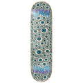 Heroin Symmetrical Eyes 8.5” x 32” Silver Foil Blue Skateboard Deck