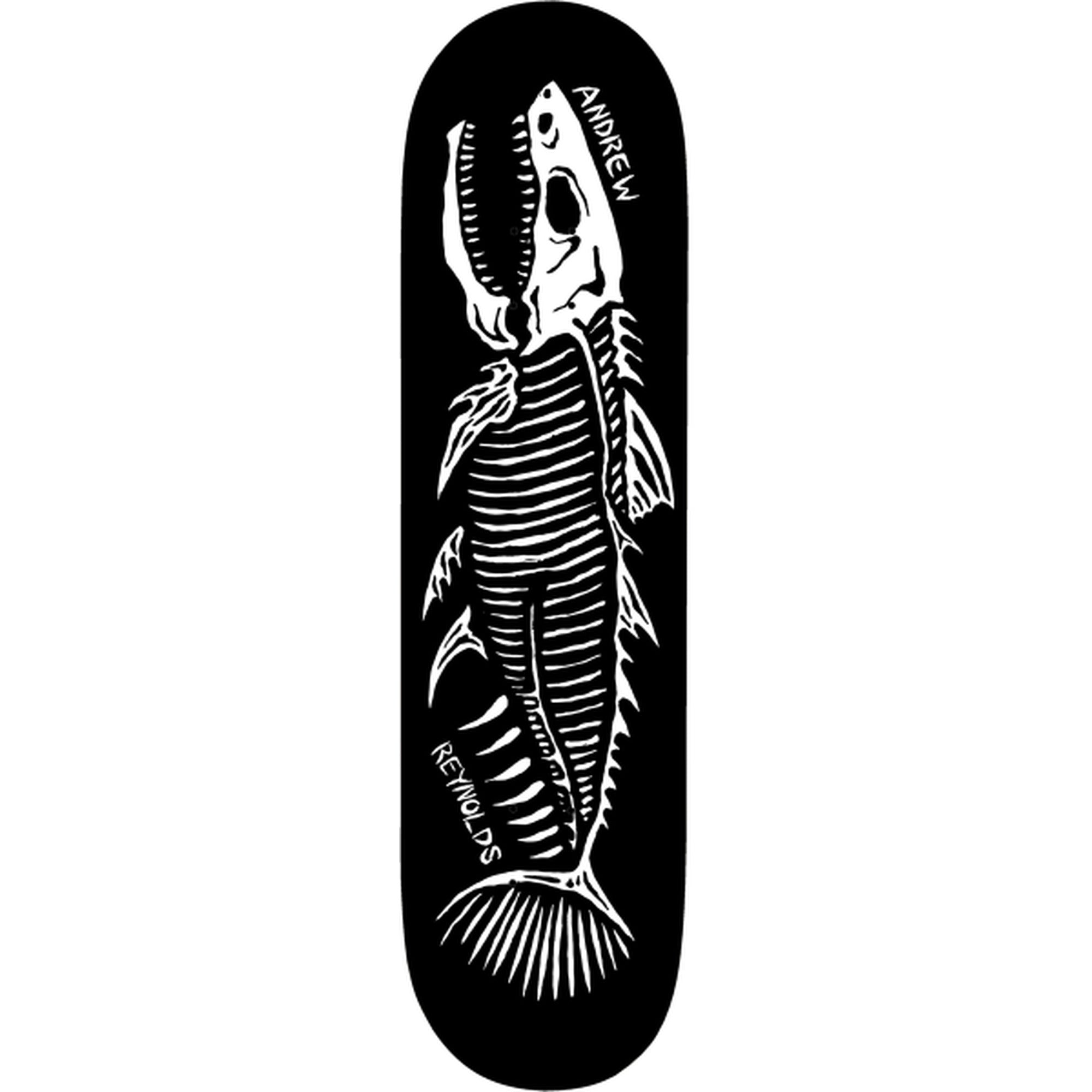 Baker Reynolds Fish Sticks 8.25" x 31.875" Black Skateboard Deck