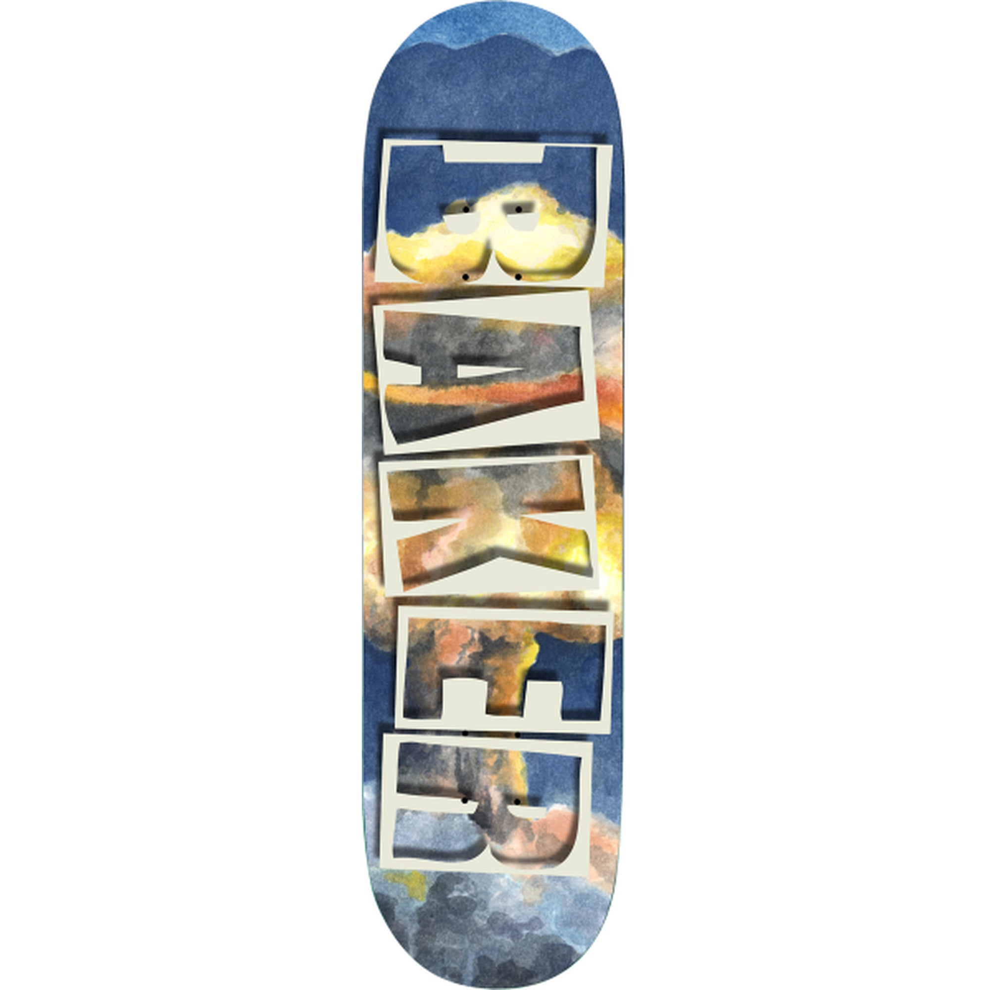 Baker Casper Watercolor 8.38” x 32” Multi Color Skateboard Deck