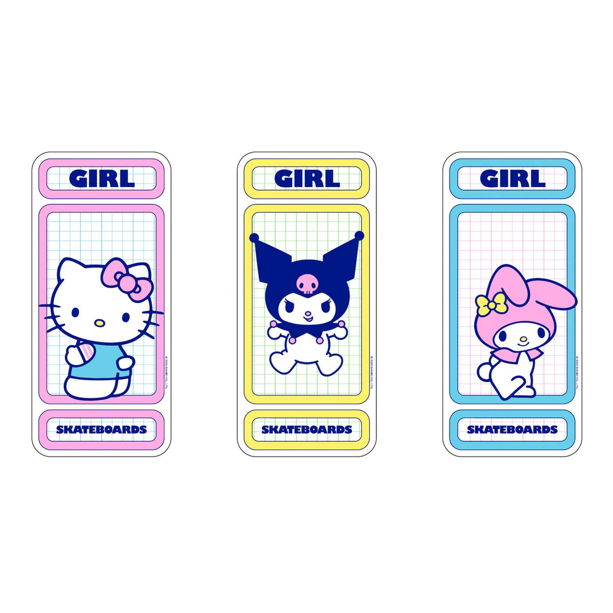 Girl x Hello Kitty Rainbow Decal Sticker