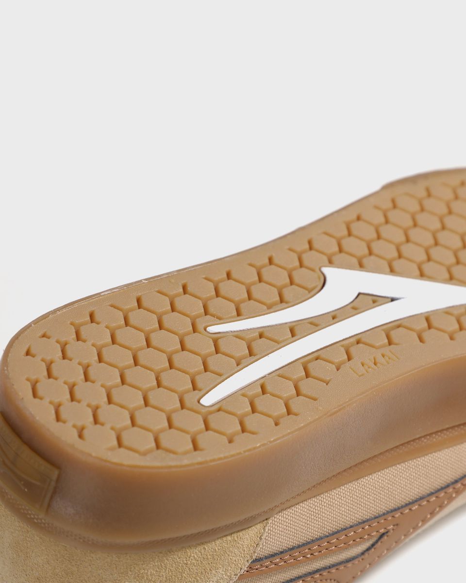 Lakai Manchester Tan/Gum Suede Skateboard Shoe