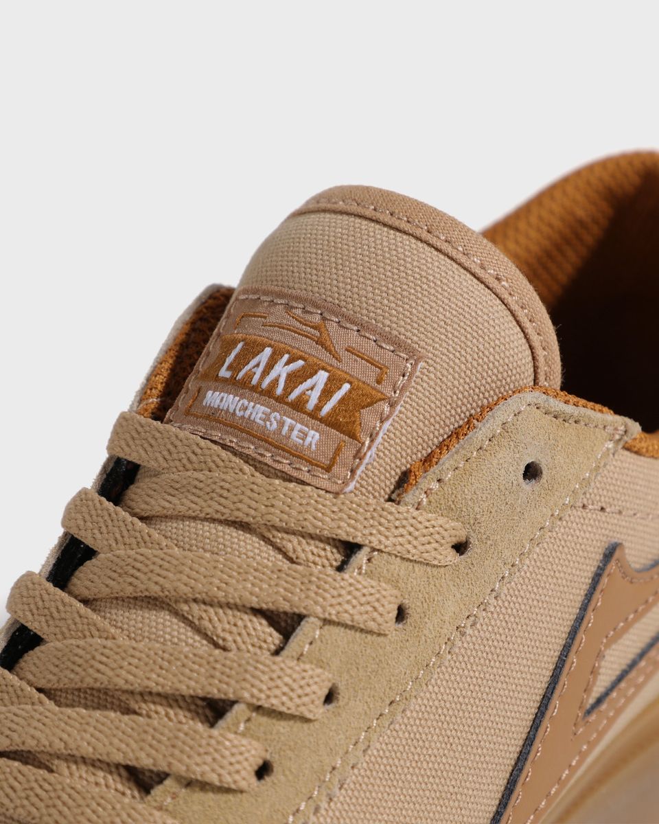 Lakai Manchester Tan/Gum Suede Skateboard Shoe