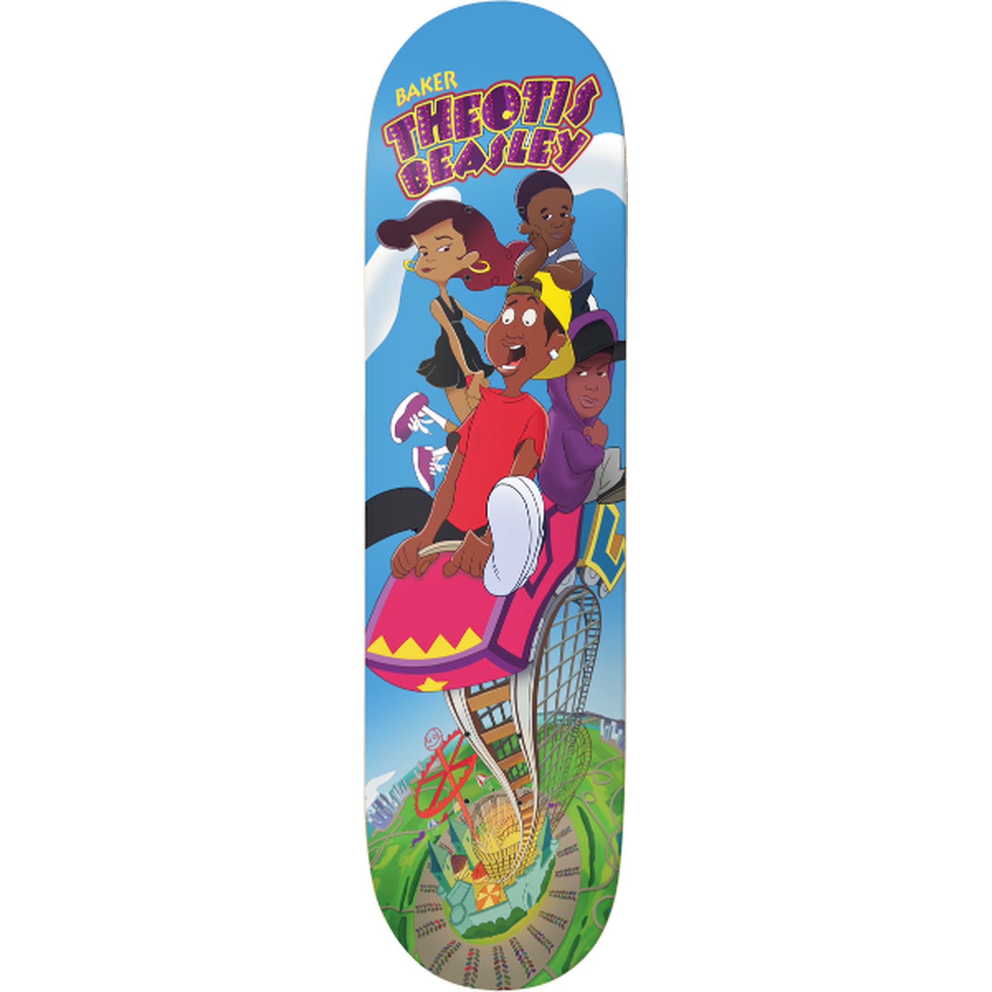 Baker Theotis Beasley Roller Coaster 8.25" x 31.875" Skateboard Deck
