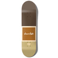 Chocolate Capps Square Deck 8.25" X 31.875" Green/Beige Skateboard Deck