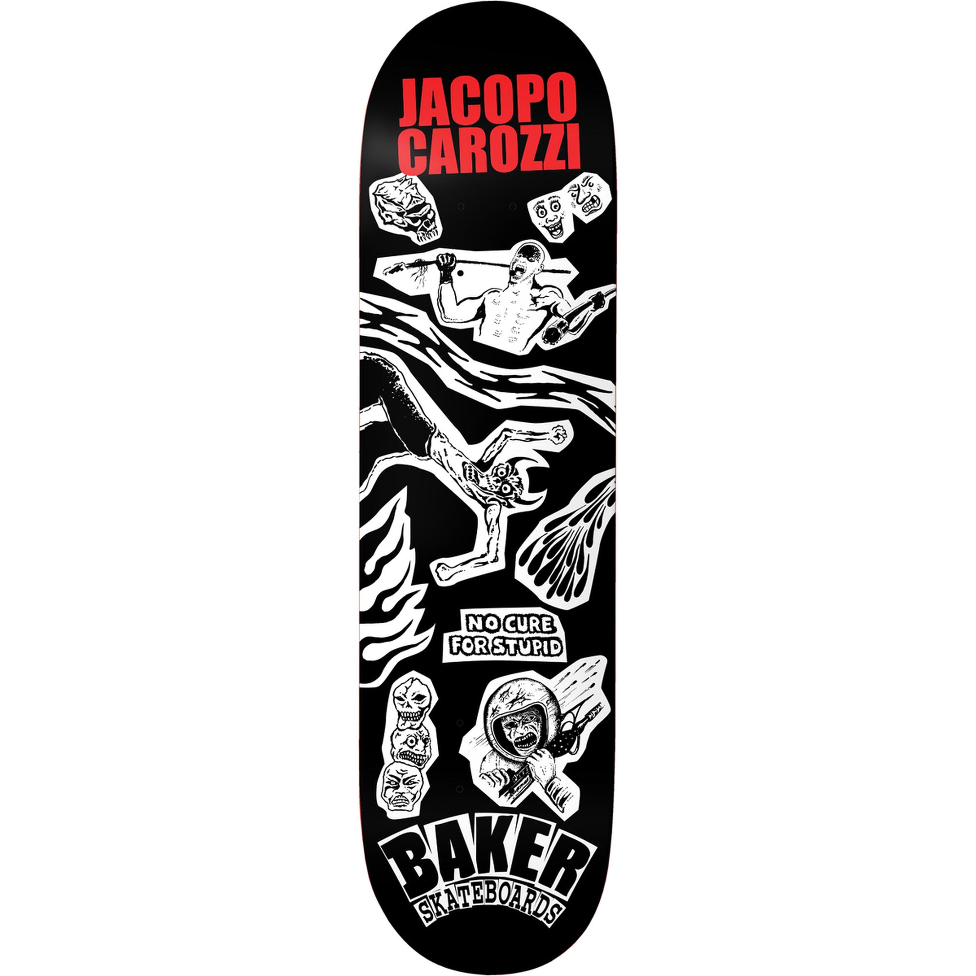 Baker Jacopo Carozzi Divine Evil 8.25" x 31.875" Skateboard Deck