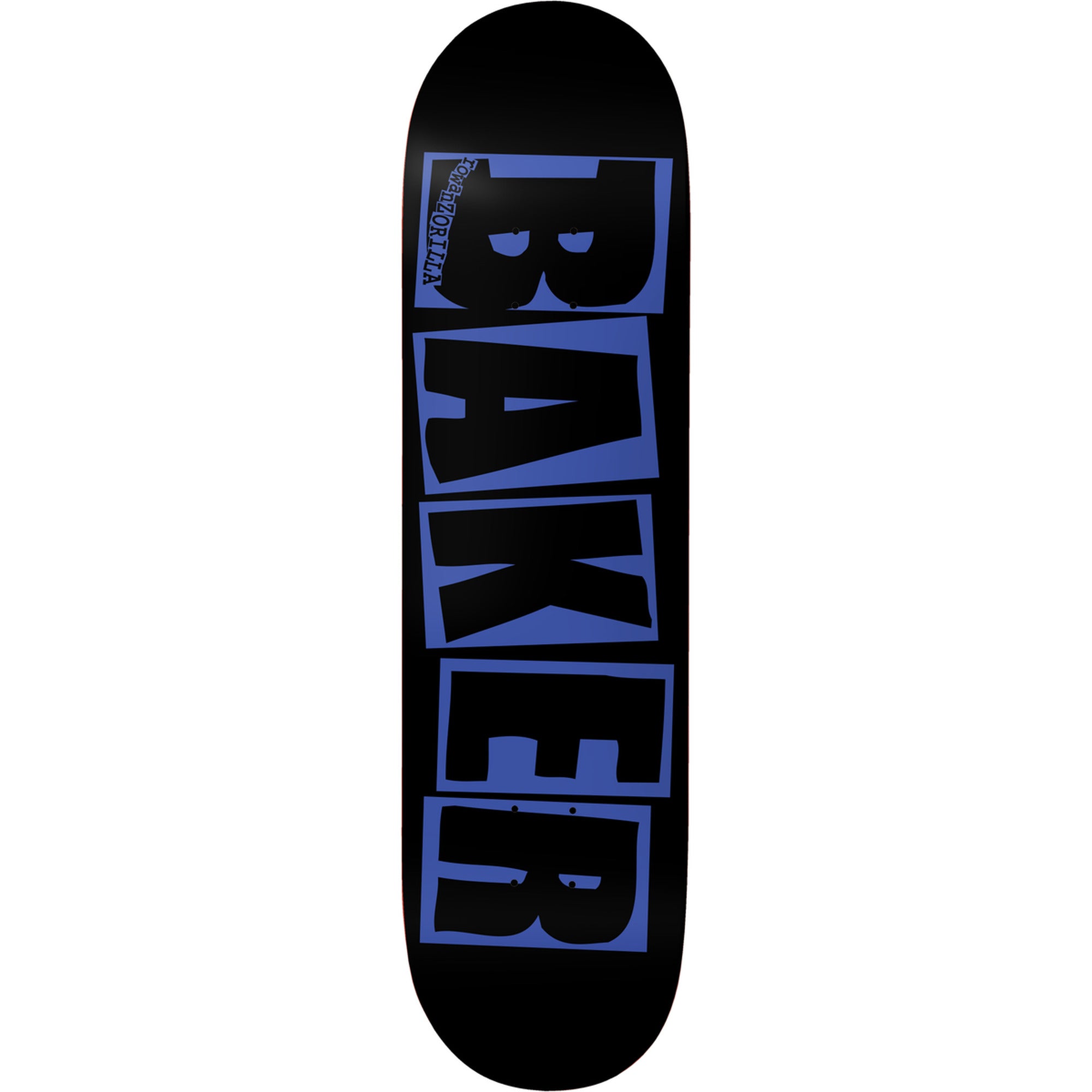 Baker Rowan Zorilla Brand Logo Danger Blue 8.25" x 31.875" Skateboard Deck