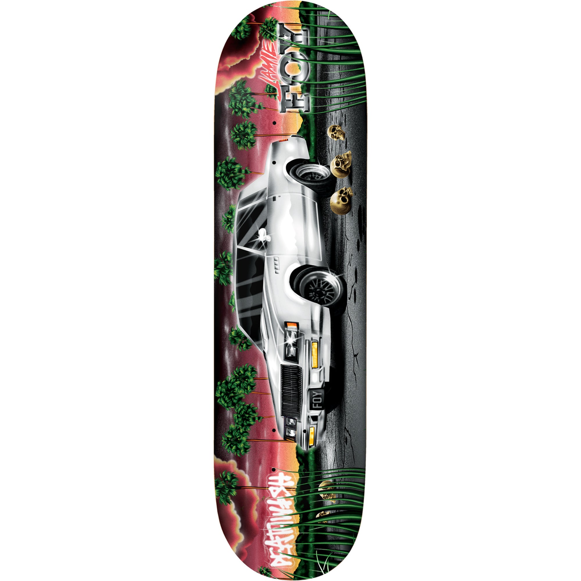Deathwish Jamie Foy Samborgini Twin Tail 8.5" x 32" Skateboard Deck