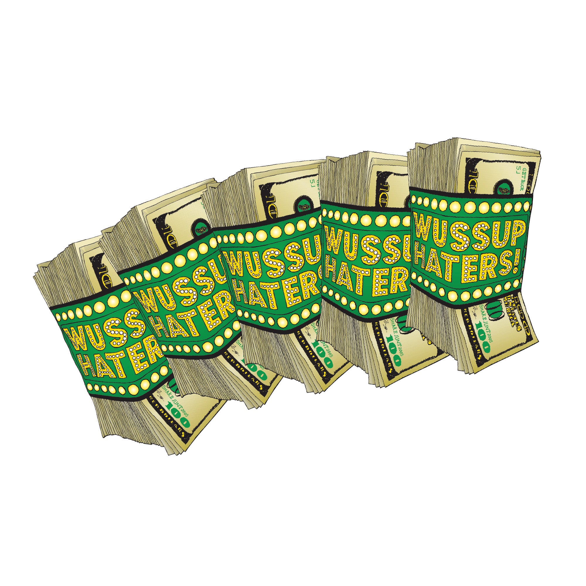 Shake Junt Money Talks Sticker