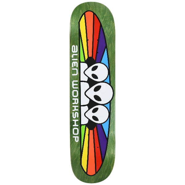 Alien Workshop Spectrum 8.25" x 32.25" Green Skateboard Deck