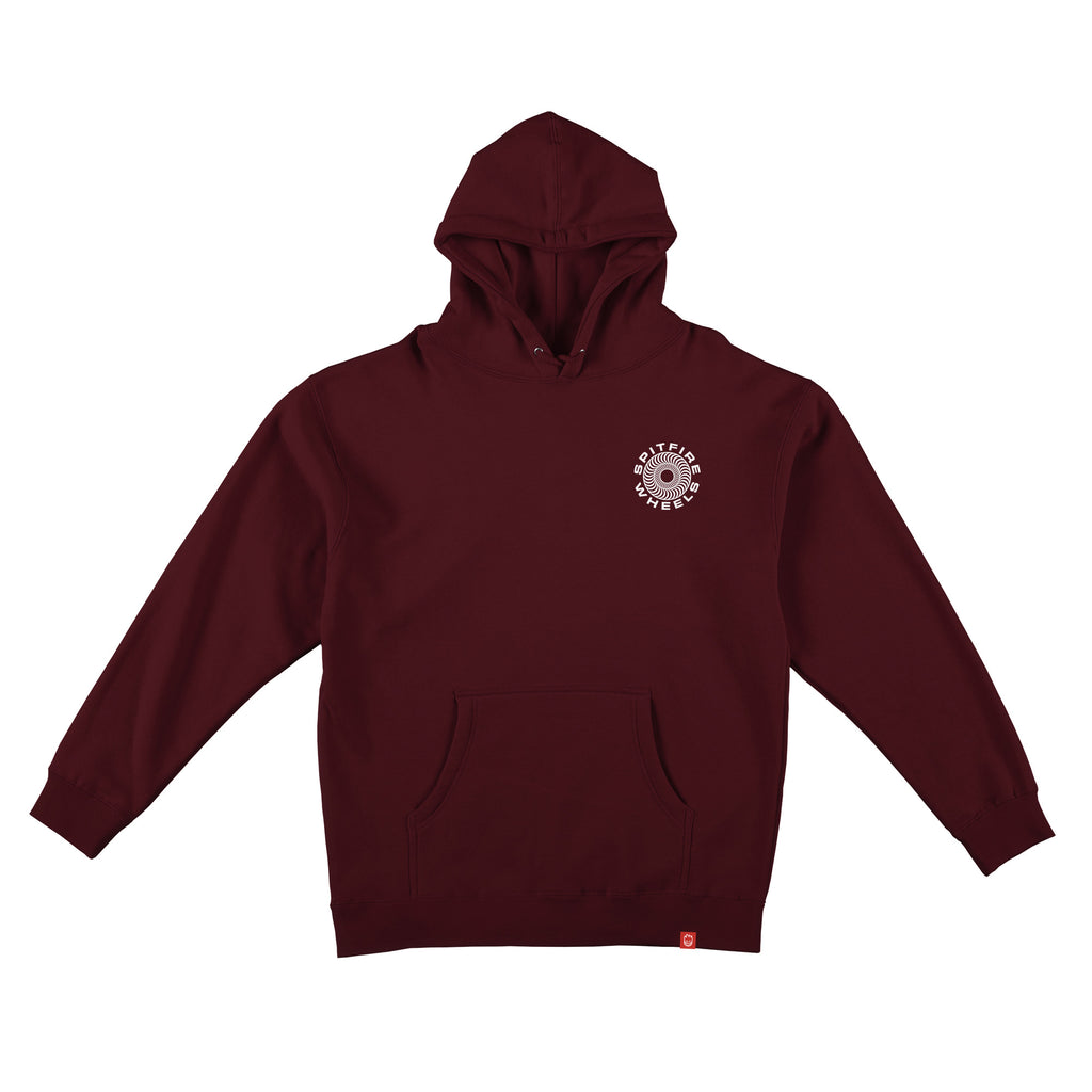 Spitfire Classic '87 Swirl Maroon w/ White Hoodie
