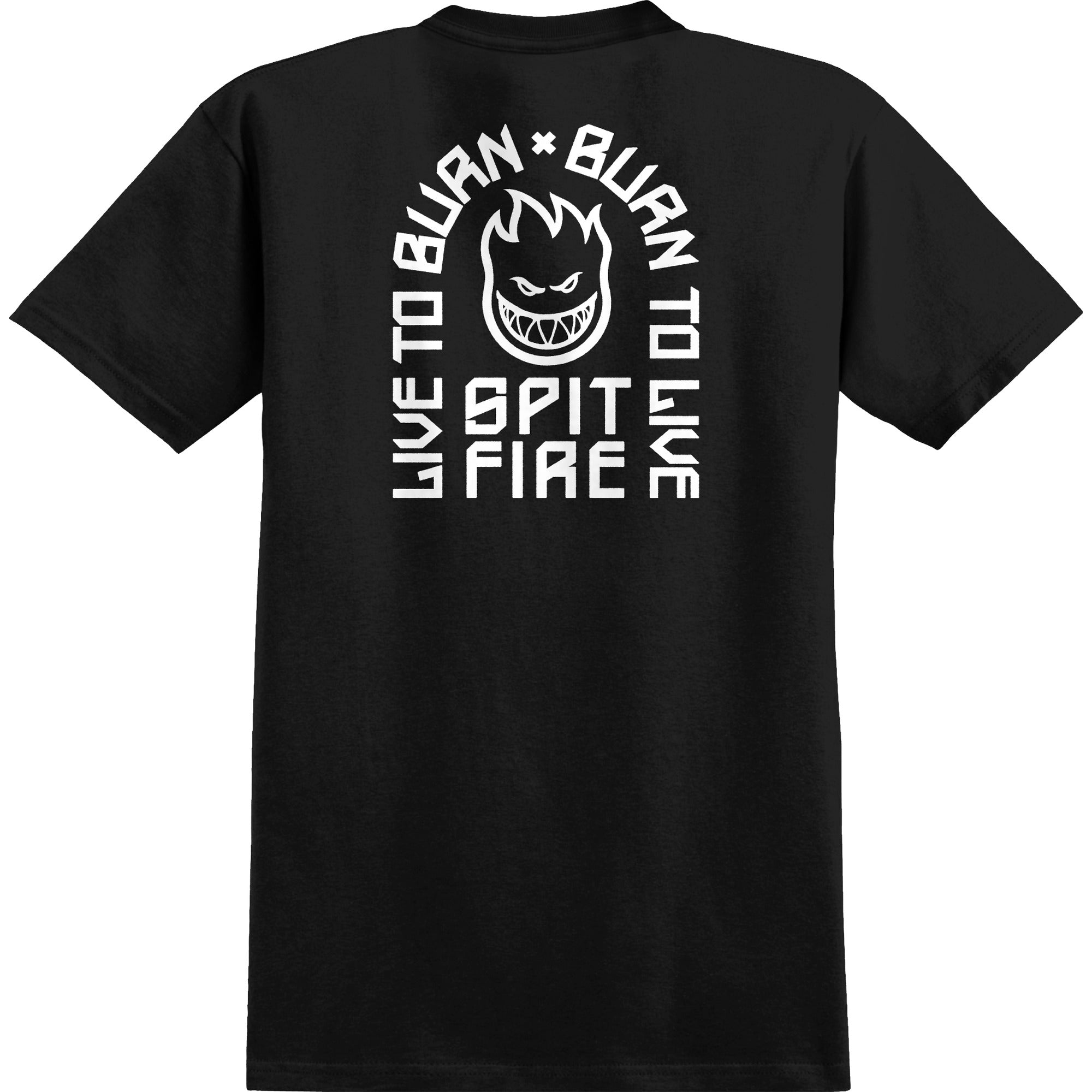 Spitfire LTB Arch II S/S Black w/ White T-Shirt