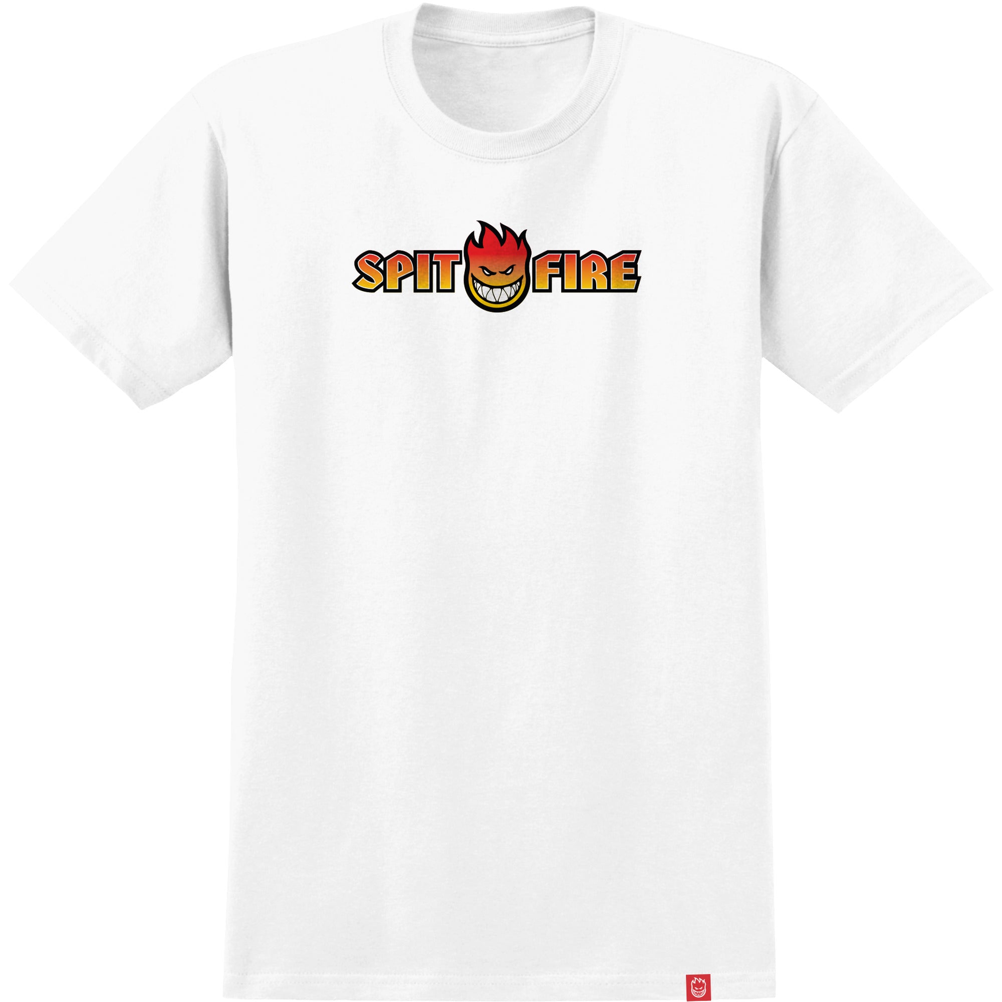 Spitfire OG Split Fade Fill White w/ Multi Color T-Shirt
