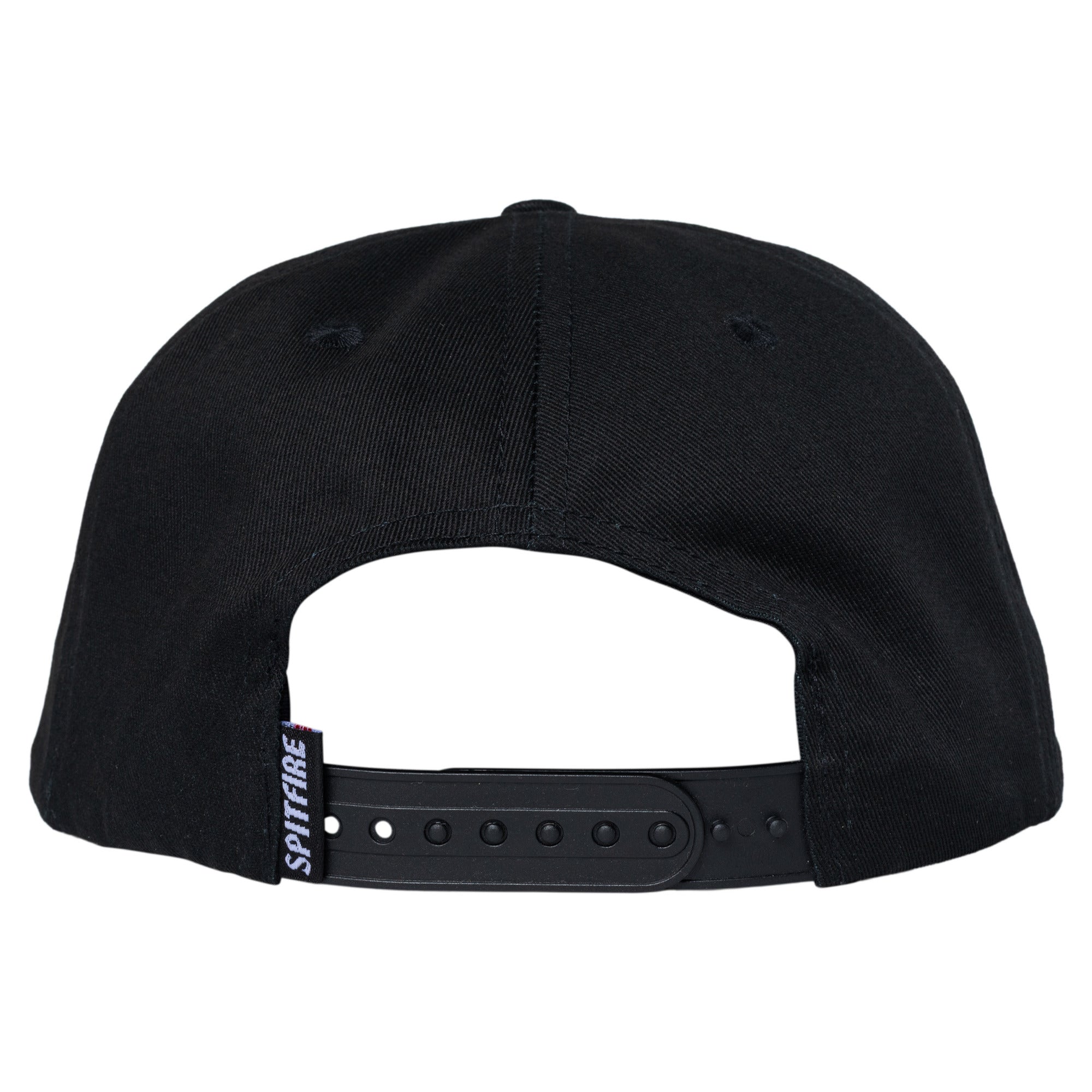 Spitfire Live To Burn Arch Snapback Black White Hat