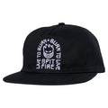 Spitfire Live To Burn Arch Snapback Black White Hat
