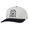 Spitfire Live To Burn Arch Snapback Off White Black Hat