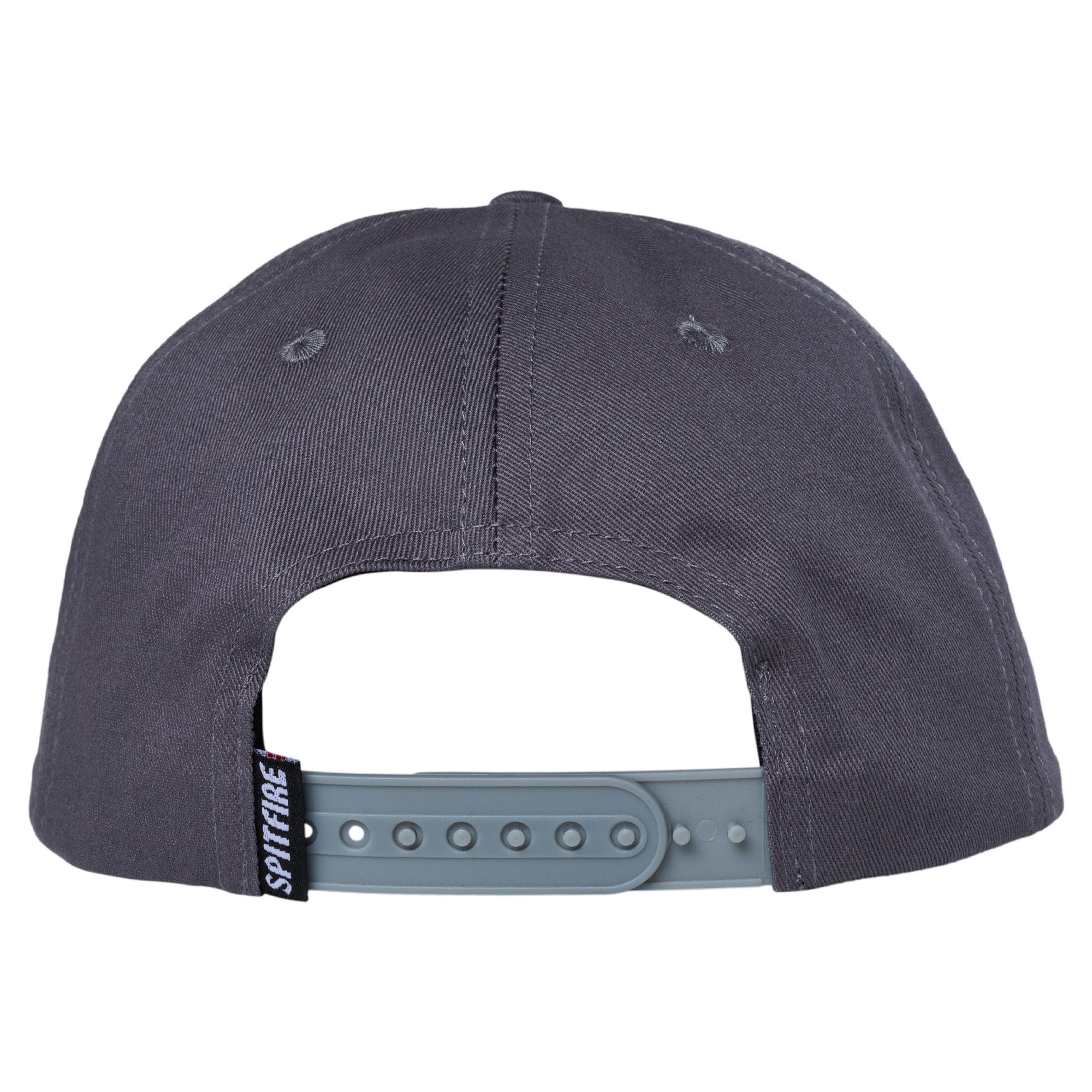 Spitfire Gas Mask Script Patch Snapback Charcoal Hat