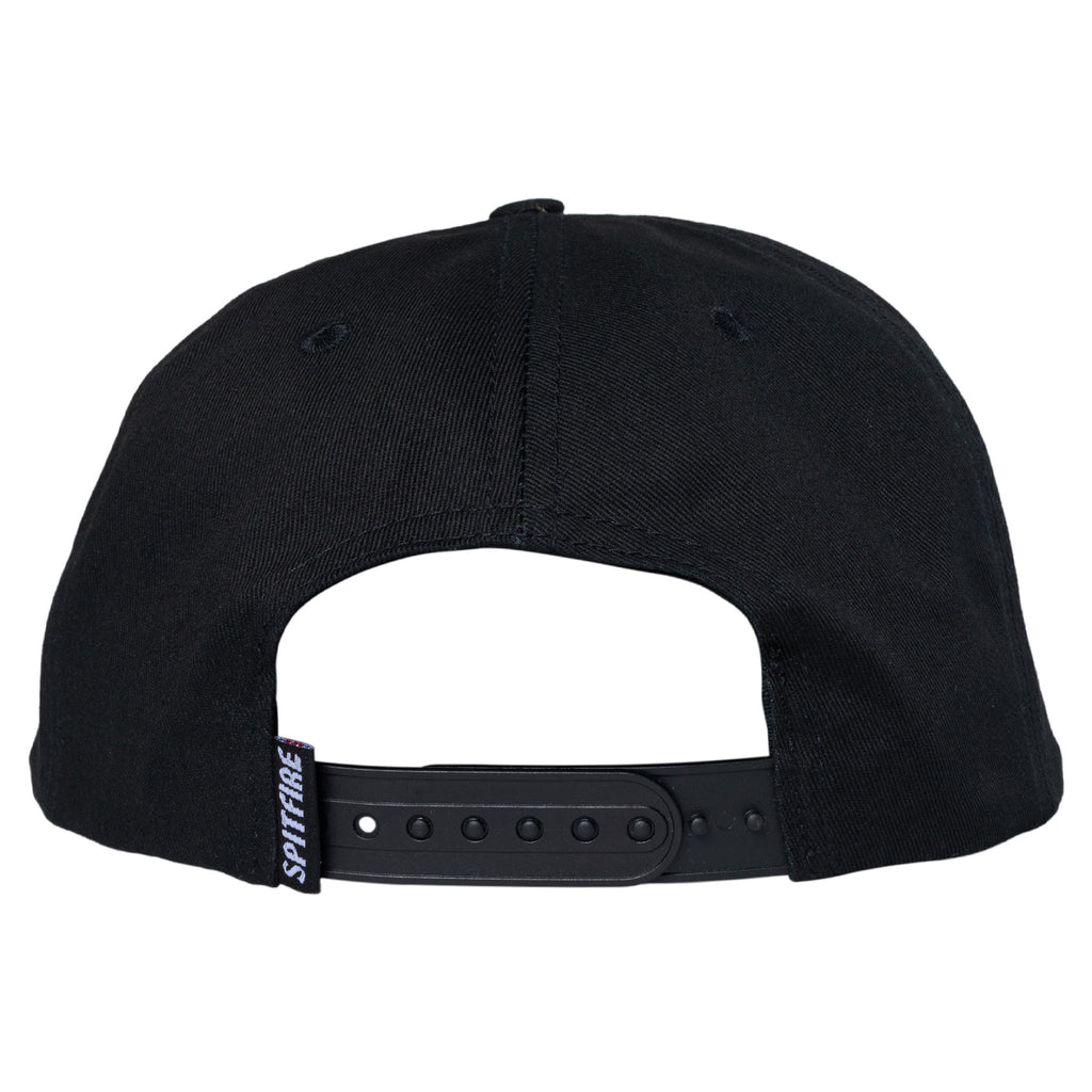Spitfire LTB Arch Bighead Script Black Red Snapback Hat