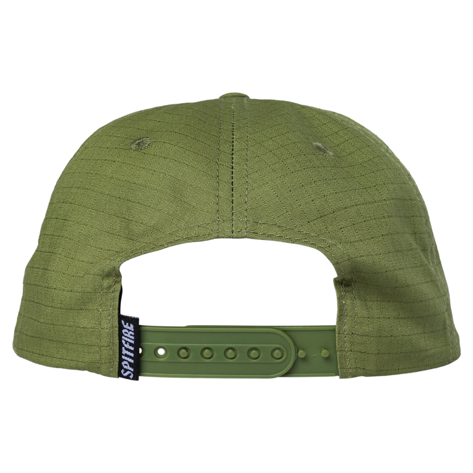 Spitfire Bighead Olive Black Snapback Hat