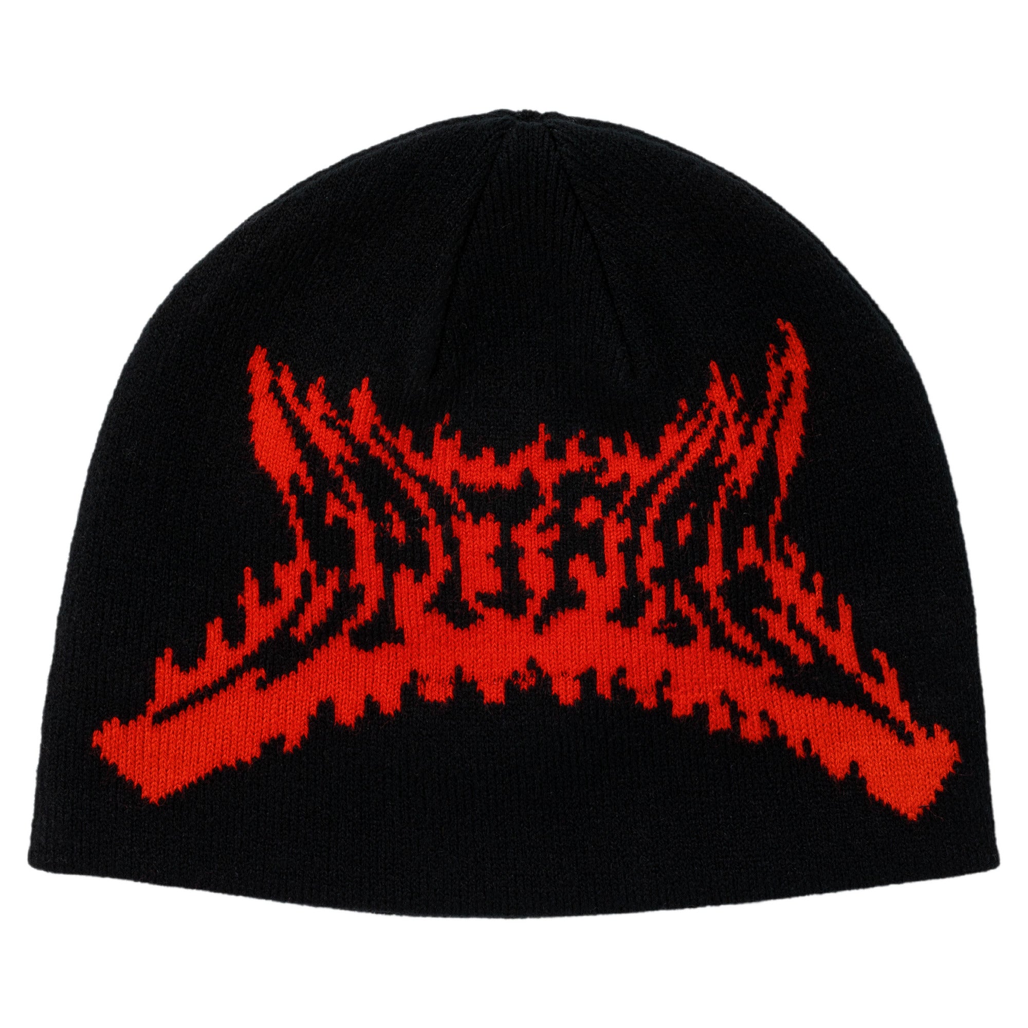 Spitfire Flameout Skully Black Red Beanie