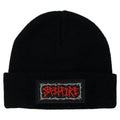 Spitfire Gas Mask Script Patch Black Red Cuff Beanie