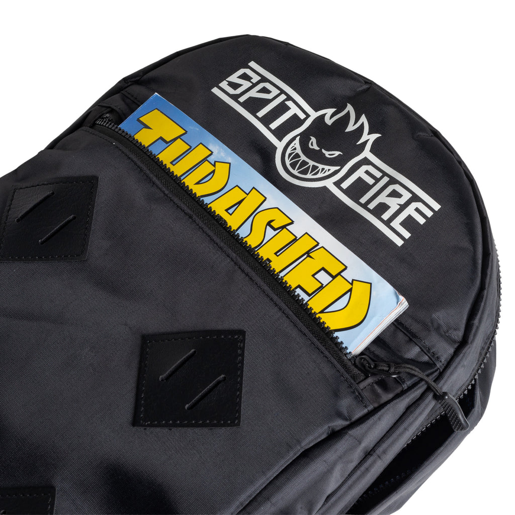 Spitfire Live To Burn Arch Black White Red Backpack