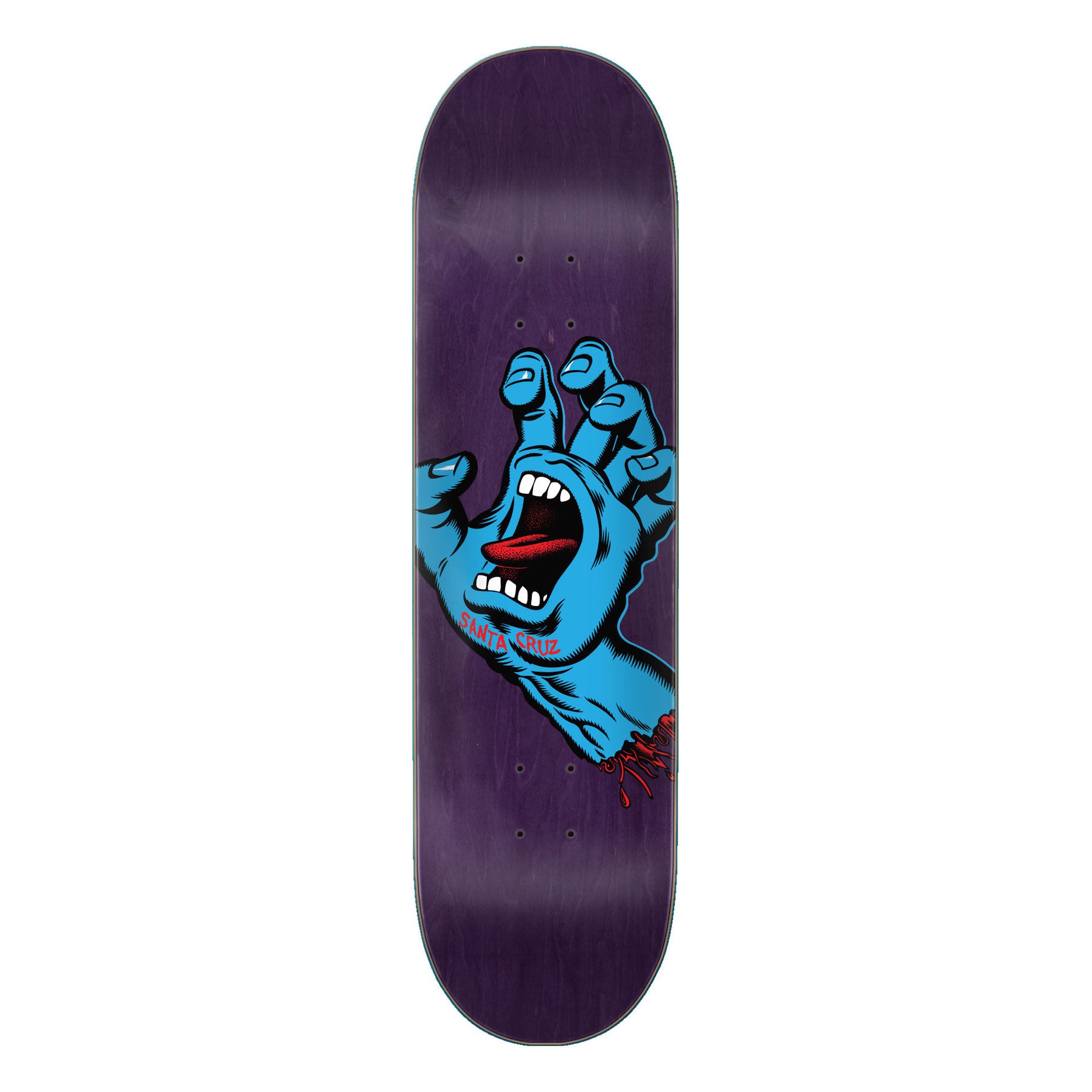 Santa Cruz Skateboard Screaming Hand 8.375" x 32" Deck