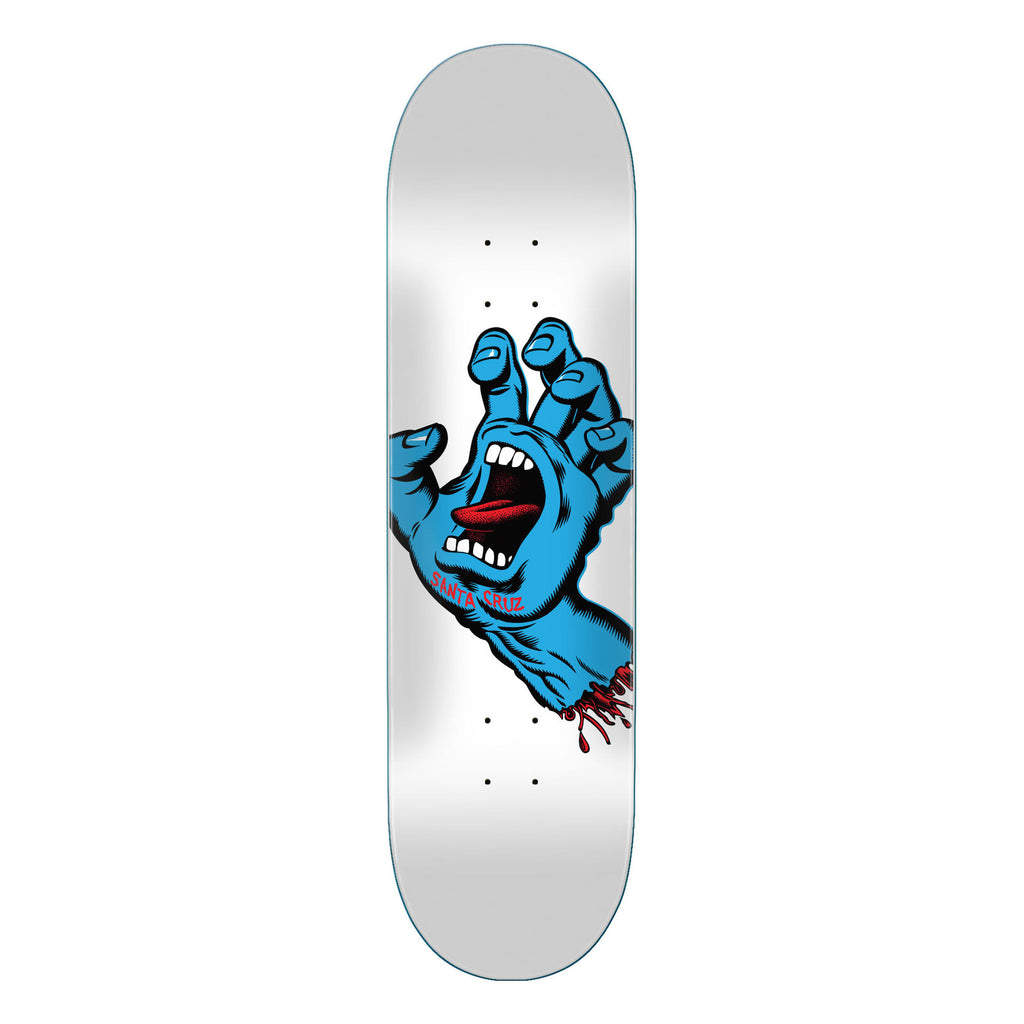 Santa Cruz 8.25" x 31.8" White Complete Shop Built Skateboard Deck