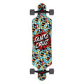 Santa Cruz Screaming Scratched Hand Dot 9" x 36" Drop Thru Cruiser Complete Skateboard Deck