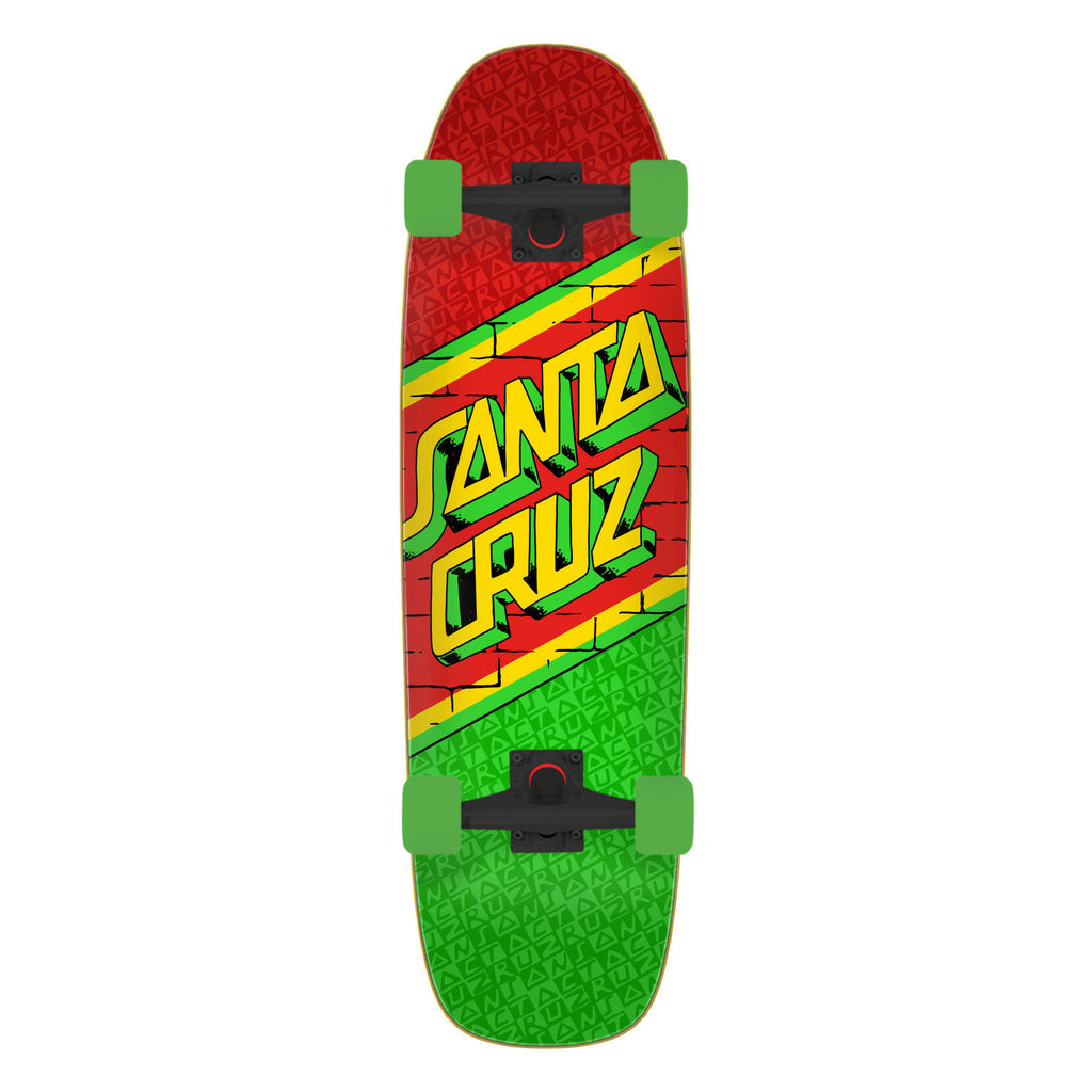 Santa Cruz Mini Cruiser 8.4" x 29.4" Complete Skateboard Deck