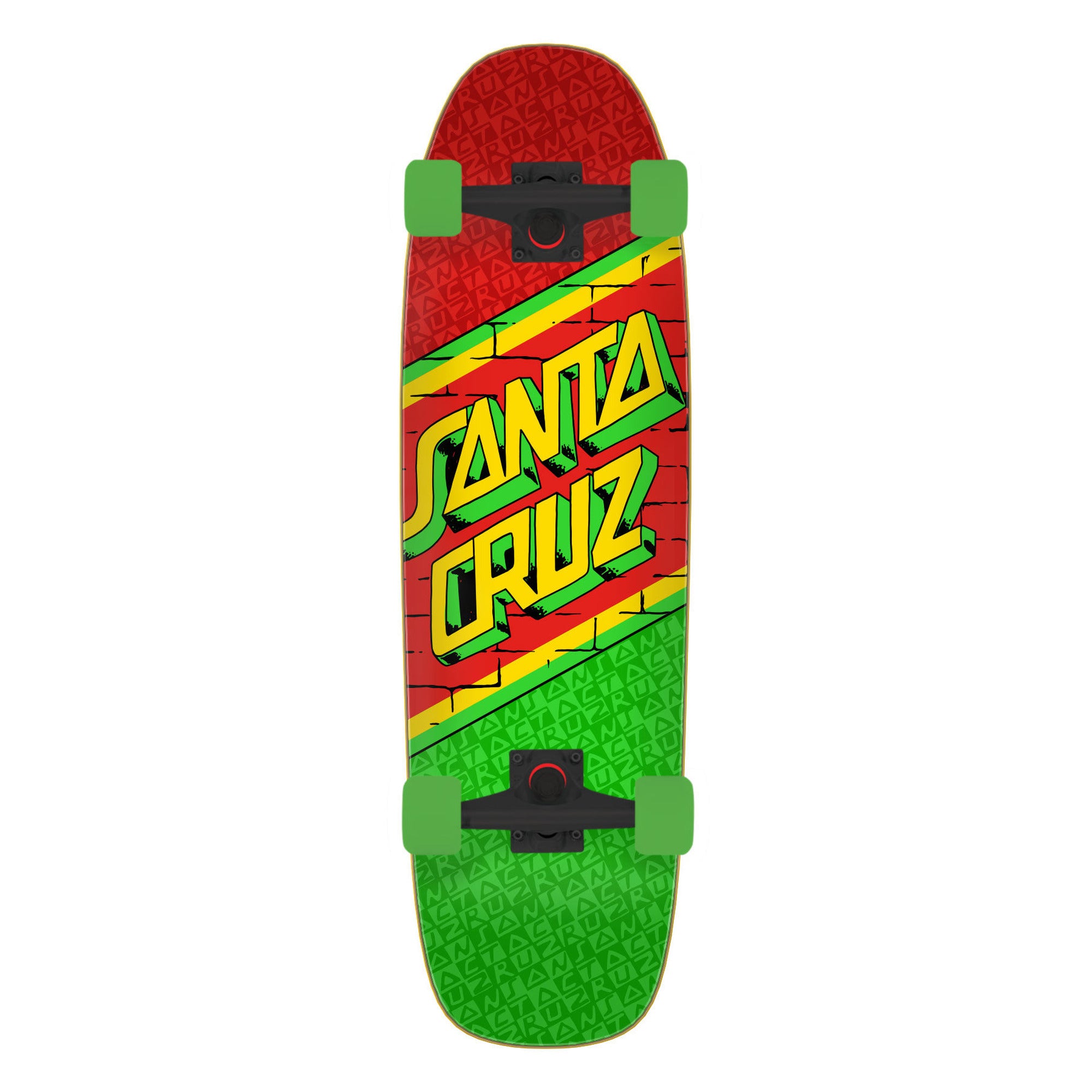 Santa Cruz Mini Cruiser 8.4" x 29.4" Complete Skateboard Deck