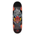 Santa Cruz x Stranger Things Hellfire Club Flames 9" x 32" GITD Skateboard Deck