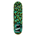 Santa Cruz Screaming Flame 8.5" x 32.2" 7 Ply Birch Green Skateboard Deck
