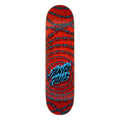 Santa Cruz Wired Flame Dot 8.25" x 31.8"  Red Blue 7 Ply Birch Skateboard Deck