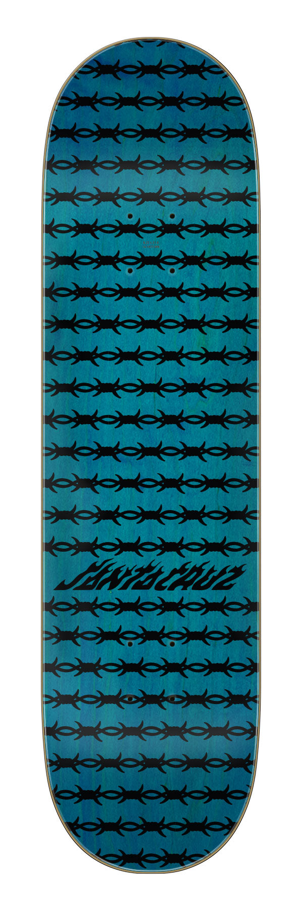 Santa Cruz Wired Flame Dot 8.25" x 31.8"  Red Blue 7 Ply Birch Skateboard Deck