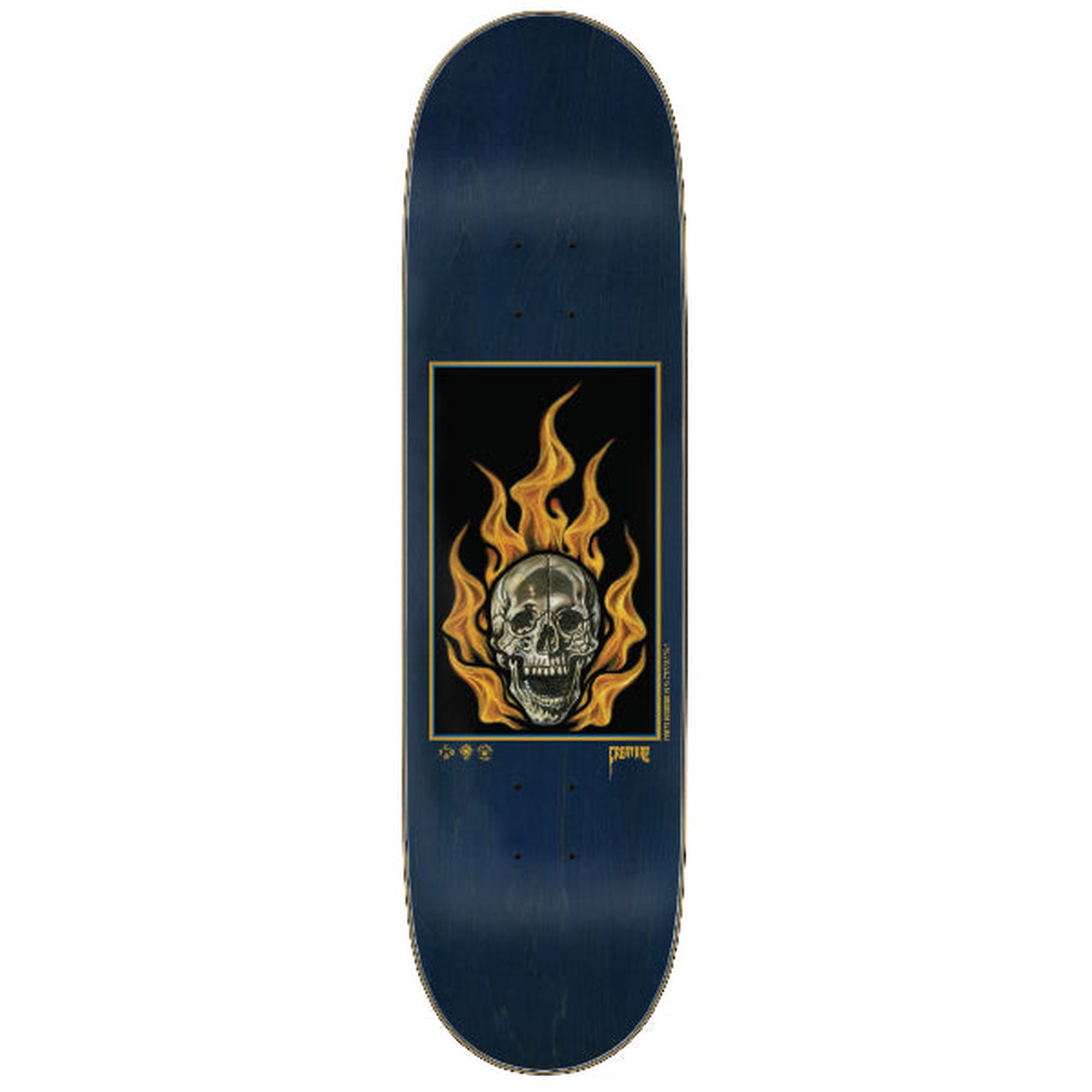 Creature Bonehead Eternal 8.5" x 32.2" 7 Ply Birch Blue Skateboard Deck