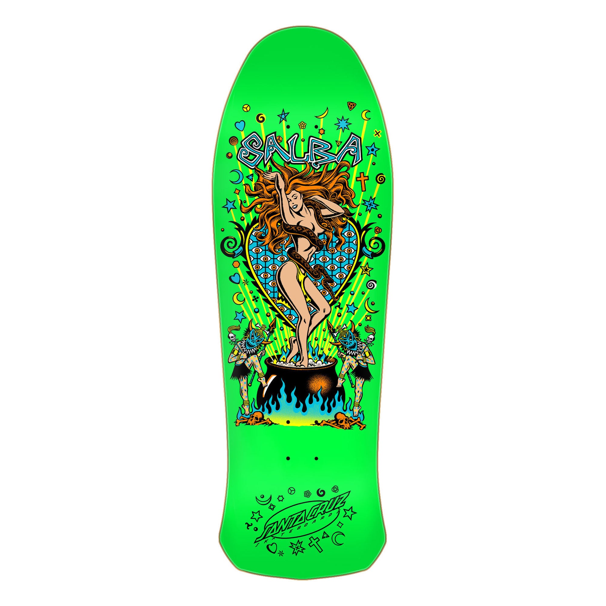 Santa Cruz Salba Witch Doctor Reissue 10.4" x 32" Skateboard Deck
