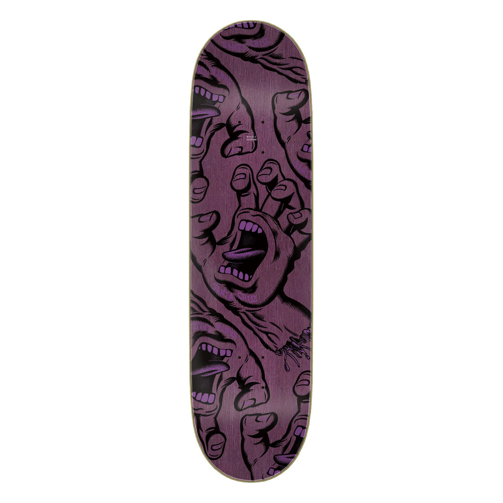 Santa Cruz Crowded Hand 8.5" x 32.2" Skateboard Deck