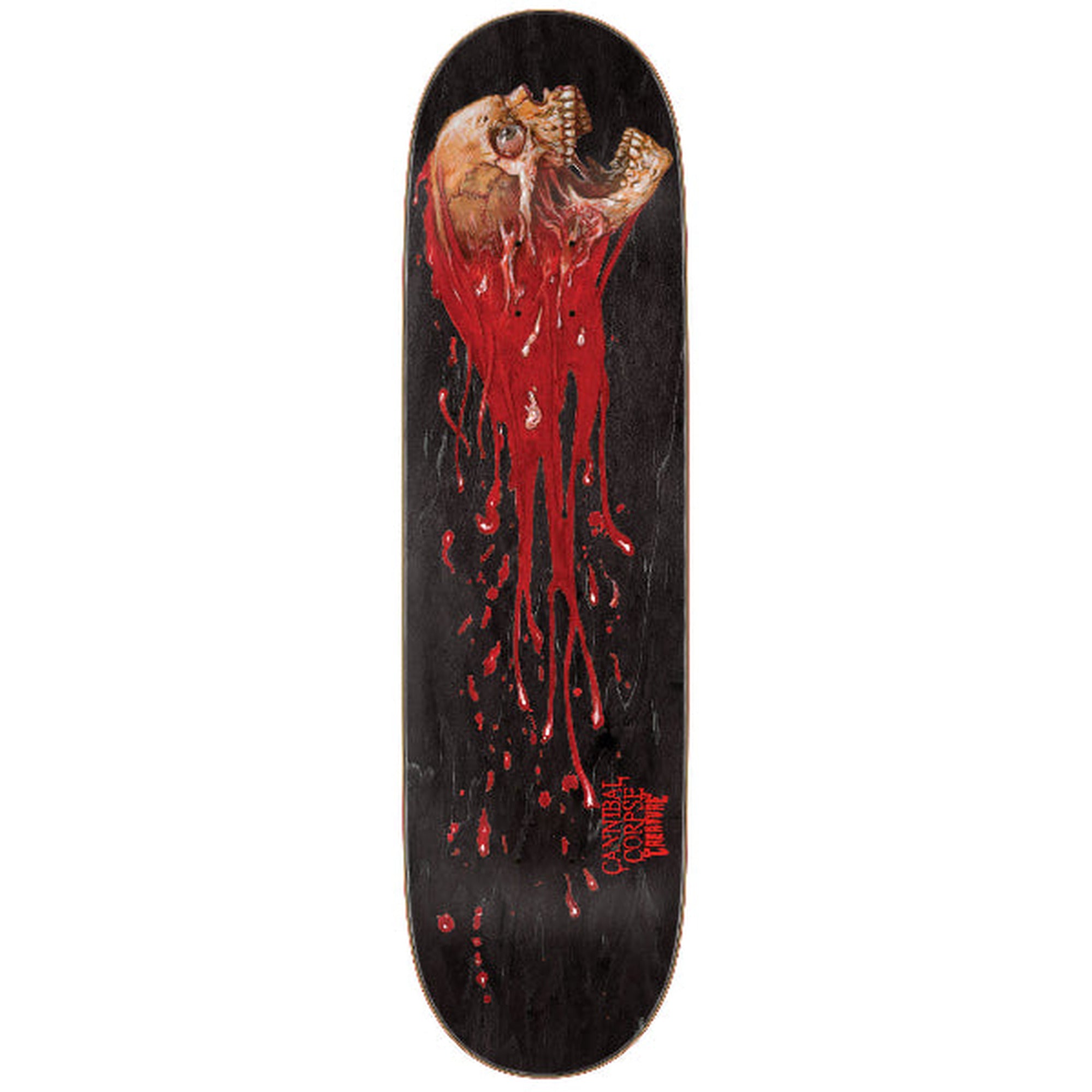 Creature x Cannibal Corpse Skull and Blood 8.53" x 32.19" Skateboard Deck