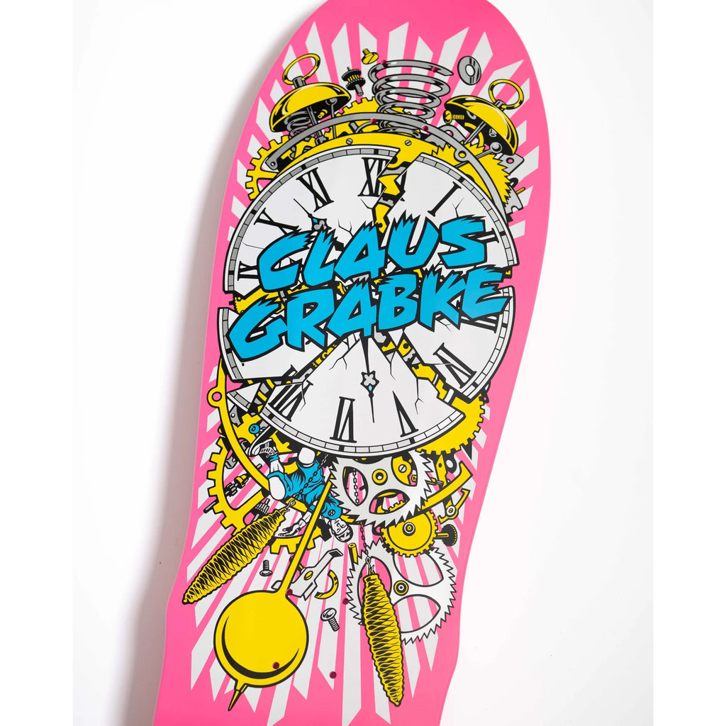 Santa Cruz Grabke Exploding Clock Reissue 10.04" x 15.375" Skateboard Deck