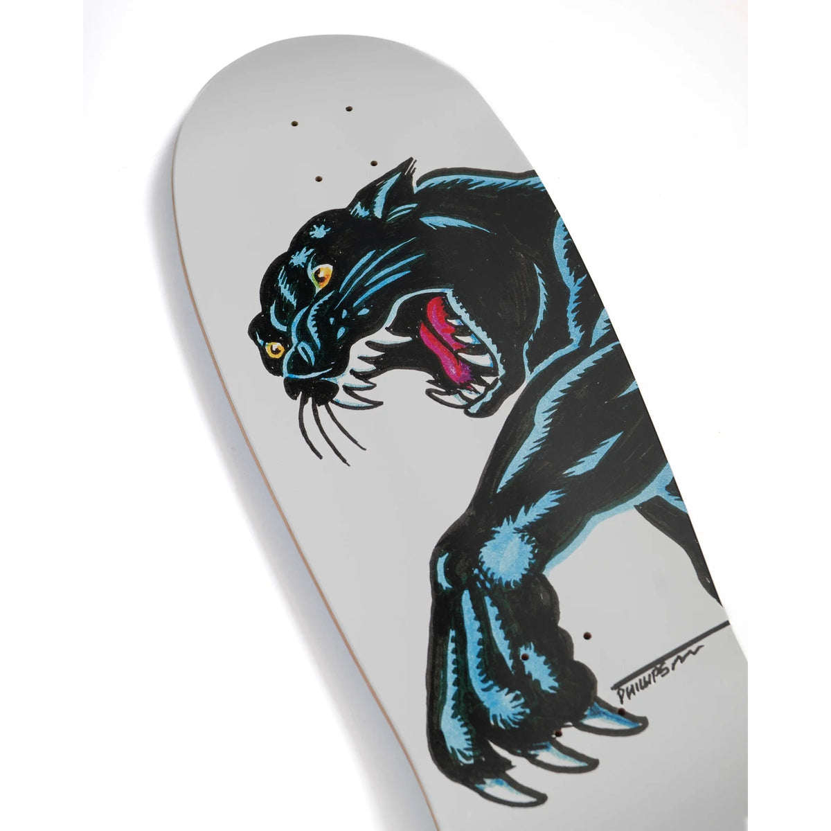Santa Cruz Natas Sketch Panther Reissue 10.54" x 30.14" Skateboard Deck